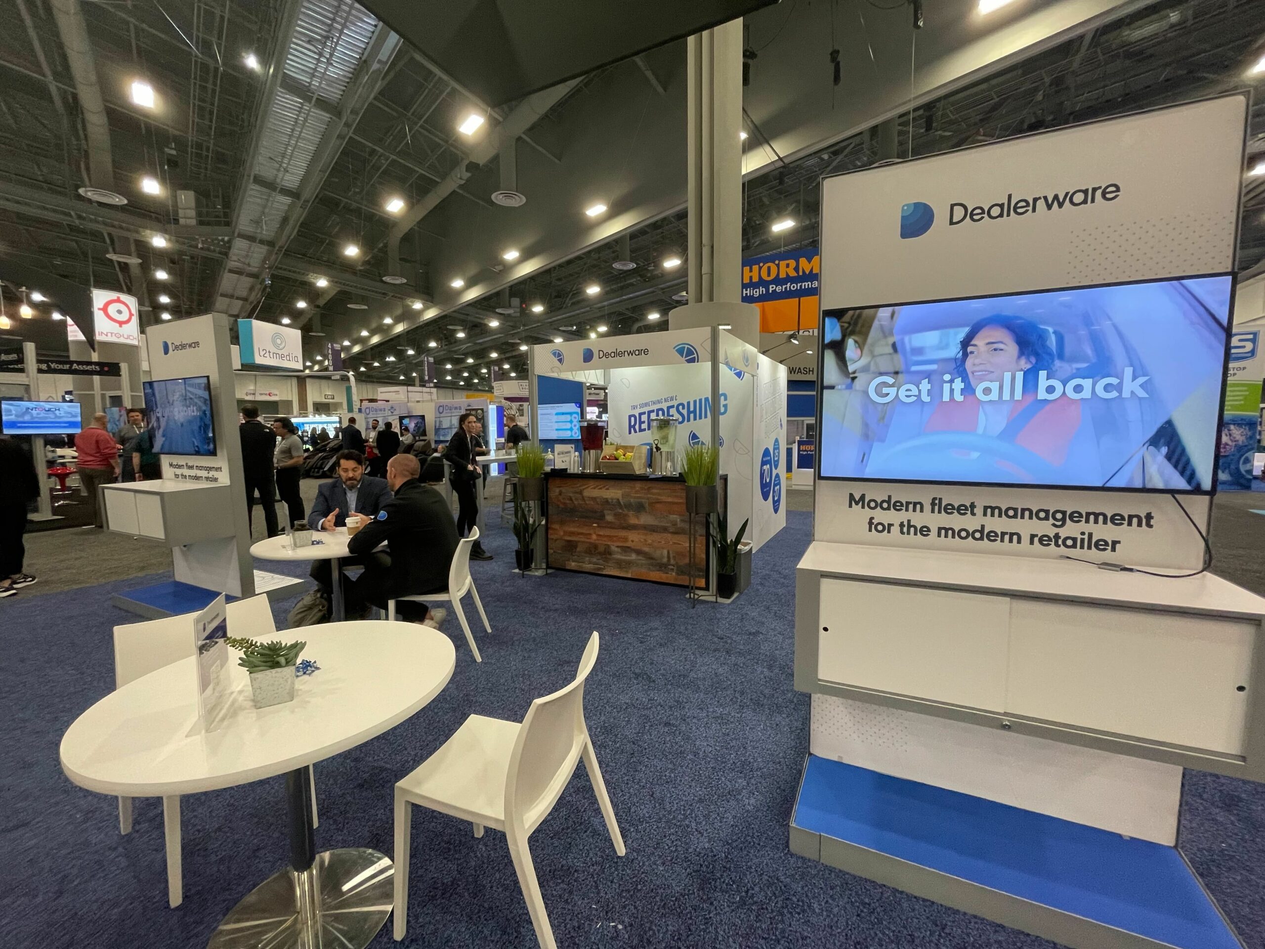 Image of Dealerware booth at the 2022 NADA show